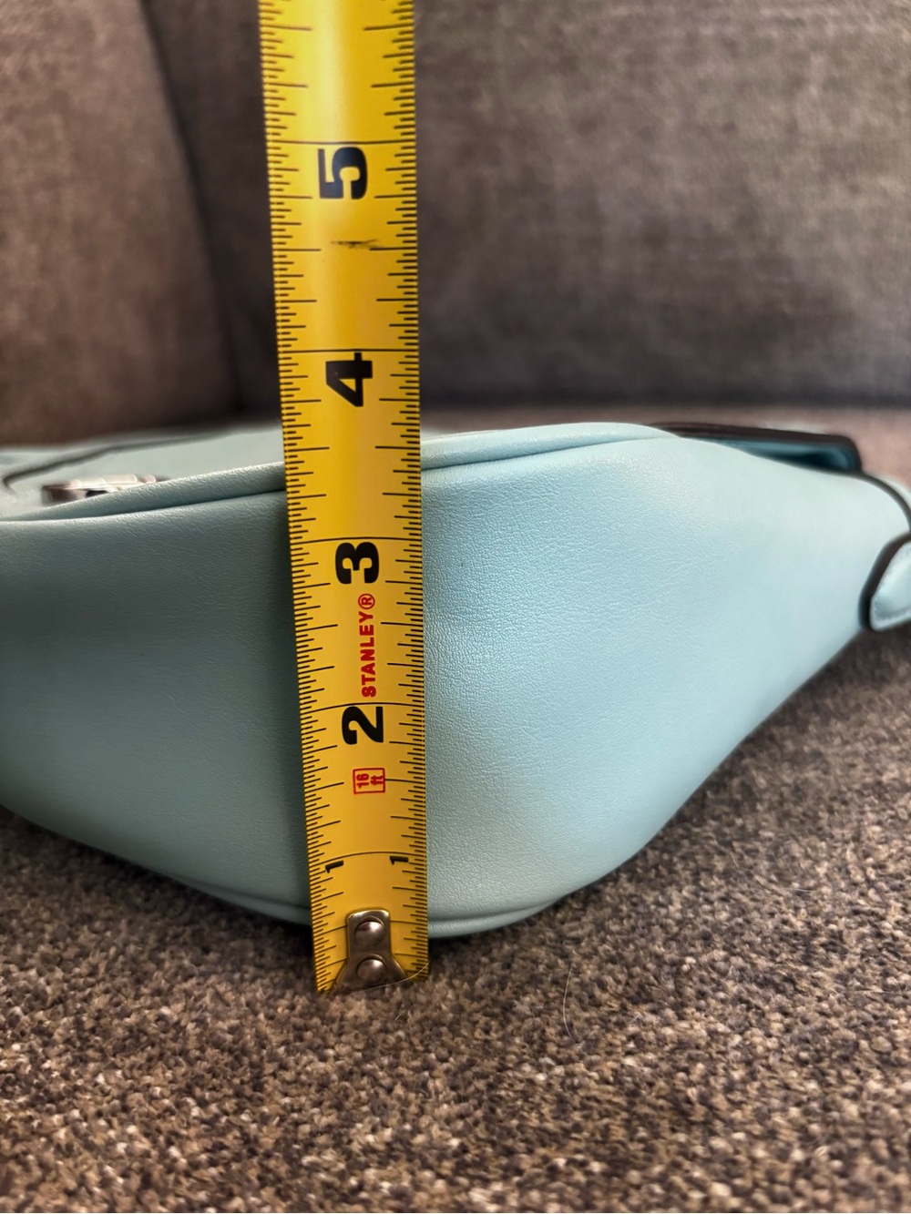 Nine West Robin’s Egg Blue Saddle Crossbody Bag - Picture 16 of 16